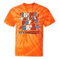 In My Baseball Poppy Era Groovy Baseball Pride Tie-Dye T-shirts Orange Tie-Dye