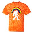 Bigfoot Graffiti Rainbow Sasquatch Tagger Tie-Dye T-shirts Orange Tie-Dye