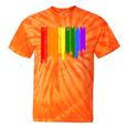 Birmingham Alabama Lgbtq Gay Pride Rainbow Skyline Tie-Dye T-shirts Orange Tie-Dye