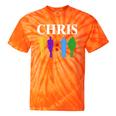 Chris 2024 Chris First Name Personalized For Women Tie-Dye T-shirts Orange Tie-Dye