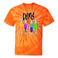 Chris Name For Chris Personalized For Women Tie-Dye T-shirts Orange Tie-Dye