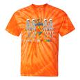 Dare To Be Yourself Rainbow Skeleton Lgbt Pride Month Tie-Dye T-shirts Orange Tie-Dye