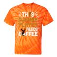 Djembe Drumming African Drum Needs Coffee Djembe Player Tie-Dye T-shirts Orange Tie-Dye