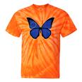 European Union Butterfly Pride European Union Flag Eu Tie-Dye T-shirts Orange Tie-Dye