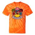 Firequacker 4Th Of July Rubber Duck Usa Flag Tie-Dye T-shirts Orange Tie-Dye