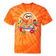 Ferret Lover Weasel Mammal Wildlife Animal Tie-Dye T-shirts Orange Tie-Dye