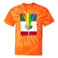 Lgbt Mexico Flag Zip Rainbow Mexican Gay Pride Tie-Dye T-shirts Orange Tie-Dye