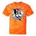 Gay Satan Rainbow Baphomet Horn Devil Goat Lgbtq Queer Pride Tie-Dye T-shirts Orange Tie-Dye