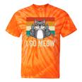 I Go Meow Singing Cat Meme Kitten Lovers Mom Women Tie-Dye T-shirts Orange Tie-Dye