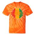 Junenth Sunflower African American Junenth Tie-Dye T-shirts Orange Tie-Dye