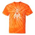 Our Lady Of Fatima Mother Mary Saint Mary Powerful Symbol Tie-Dye T-shirts Orange Tie-Dye