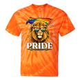 Lgbt Lion Gay Pride Lgbtq Rainbow Flag Sunglasses Tie-Dye T-shirts Orange Tie-Dye