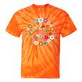 Peace Sign Love 60 S 70 S Hippie Outfits For Women Tie-Dye T-shirts Orange Tie-Dye