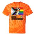 More Pride Less Prejudice Lgbtq Rainbow Pride Month Tie-Dye T-shirts Orange Tie-Dye