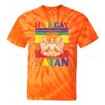 Retro Lgbt Rainbow Flag Hail Gay Satan Lgbt Goth Gay Pride Tie-Dye T-shirts Orange Tie-Dye