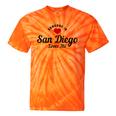 Someone In San Diego California Loves Me Pride Vintage Tie-Dye T-shirts Orange Tie-Dye