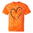 Taylor First Name I Love Taylor Girl With Heart Tie-Dye T-shirts Orange Tie-Dye