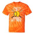 That's My Granddaughter Out There Softball Grandpa Grandma Tie-Dye T-shirts Orange Tie-Dye