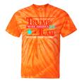 Trump Hawk Tuah Viral Humor Meme Video Girl 24 Tua Tie-Dye T-shirts Orange Tie-Dye