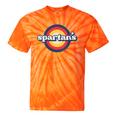 Vintage Spartans High School Spirit Go Spartans Pride Tie-Dye T-shirts Orange Tie-Dye