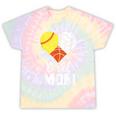 Ball Mom Heart Volleyball Basketball Softball Mom Tie-Dye T-shirts Rainbow Tie-Dye