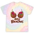 Coconut Bra Flower Boobs Hawaii Aloha Beaches Tie-Dye T-shirts Rainbow Tie-Dye