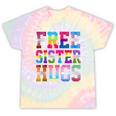 Free Sister Hugs Pride Month Rainbow Transgender Flag Lgbtq Tie-Dye T-shirts Rainbow Tie-Dye