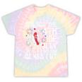 Not 4Th July Until My Wiener Come Out Hotdog Women Tie-Dye T-shirts Rainbow Tie-Dye