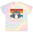I Go Meow Singing Cat Meme Kitten Lovers Mom Women Tie-Dye T-shirts Rainbow Tie-Dye
