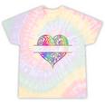 Hometown Rainbow Pride Heart Someone In Cleveland Loves Me Tie-Dye T-shirts Rainbow Tie-Dye