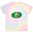 Kelso Wa Washington Flag Vintage Usa Sports Women Tie-Dye T-shirts Rainbow Tie-Dye