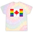 Lgbt Gay Pride Rainbow Canadian Flag Tie-Dye T-shirts Rainbow Tie-Dye