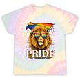 Lgbt Lion Gay Pride Lgbtq Rainbow Flag Sunglasses Tie-Dye T-shirts Rainbow Tie-Dye