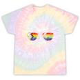 Lgbtq Pride Flag Cat Vintage Pride Month Tie-Dye T-shirts Rainbow Tie-Dye