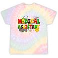 Ma Medical Assistant Junenth Black History Nurse Life Tie-Dye T-shirts Rainbow Tie-Dye