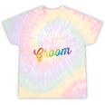 Mother Of The Groom Gay Lesbian Wedding Lgbt Same Sex Tie-Dye T-shirts Rainbow Tie-Dye