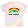 New Orleans Pride Lgbtq Rainbow Skyline Tie-Dye T-shirts Rainbow Tie-Dye