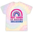 Not Good At Making Decisions Bisexual Rainbow Bi Lgbtq Tie-Dye T-shirts Rainbow Tie-Dye