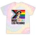 More Pride Less Prejudice Lgbtq Rainbow Pride Month Tie-Dye T-shirts Rainbow Tie-Dye