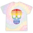 Rainbow Sugar Skull Day Of The Dead Lgbt Gay Pride Tie-Dye T-shirts Rainbow Tie-Dye