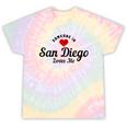 Someone In San Diego California Loves Me Pride Vintage Tie-Dye T-shirts Rainbow Tie-Dye