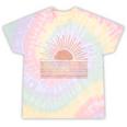 Sunrise Bohemian Desert Landscape Boho Sun Tie-Dye T-shirts Rainbow Tie-Dye