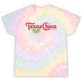 Texas Chica Latina Graphic 1 Proud Vintage Texas Pride Tie-Dye T-shirts Rainbow Tie-Dye