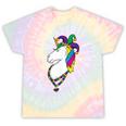 Unicorn Mardi Gras Magical Street Parade Tie-Dye T-shirts Rainbow Tie-Dye