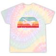 Vintage Plane Spotting Sunset Distressed Sunrise Tie-Dye T-shirts Rainbow Tie-Dye