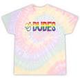 Vintage Rainbow Dude Just Taste Better Pride Gay Lgbtq Tie-Dye T-shirts Rainbow Tie-Dye
