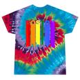 Boston Massachusetts Lgbtq Gay Pride Rainbow Skyline Tie-Dye T-shirts Festival Tie-Dye