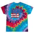 Bruh Usa 4Th Of July Patriotic American Flag Happy Women Tie-Dye T-shirts Festival Tie-Dye