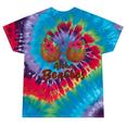 Coconut Bra Flower Boobs Hawaii Aloha Beaches Tie-Dye T-shirts Festival Tie-Dye