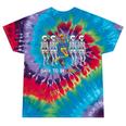 Dare To Be Yourself Rainbow Skeleton Lgbt Pride Month Tie-Dye T-shirts Festival Tie-Dye